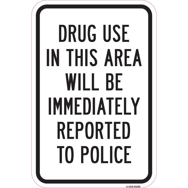 Signmission Safety Sign, 12 in Height, Aluminum, 18 in Length, 25228 A-1218-25228 - main